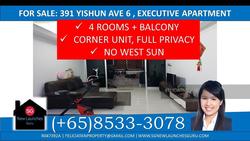 Blk 391 Yishun Avenue 6 (Yishun), HDB Executive #134586162